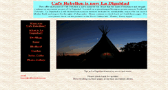 Desktop Screenshot of caferebelion.com