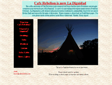 Tablet Screenshot of caferebelion.com